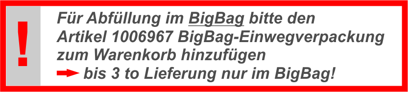 BigBag Abfüllung