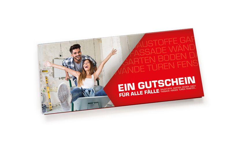 Gutscheine f&uuml;r unsere Baustoff-Filialen